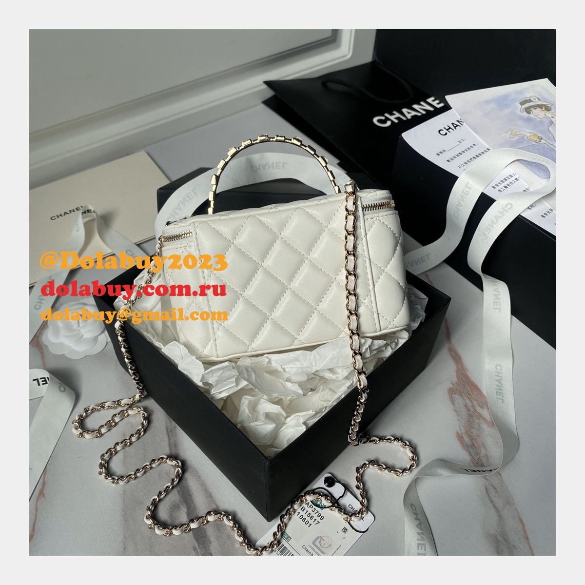 Top Perfect Vanity AP3799 Classic Chain 17cm Replica Bag