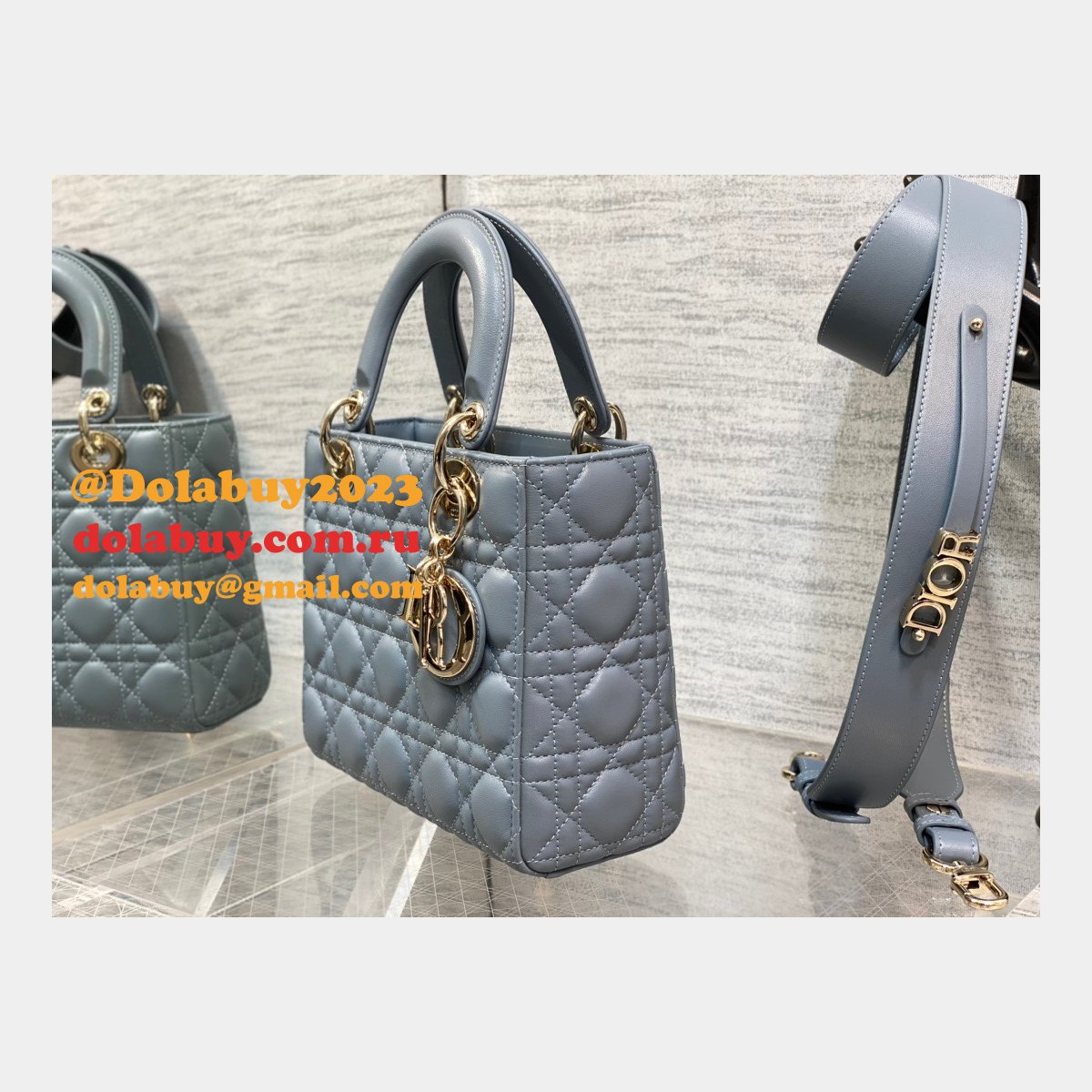 Perfect DIOR lady lambskin 20CM HANDBAG Inspired
