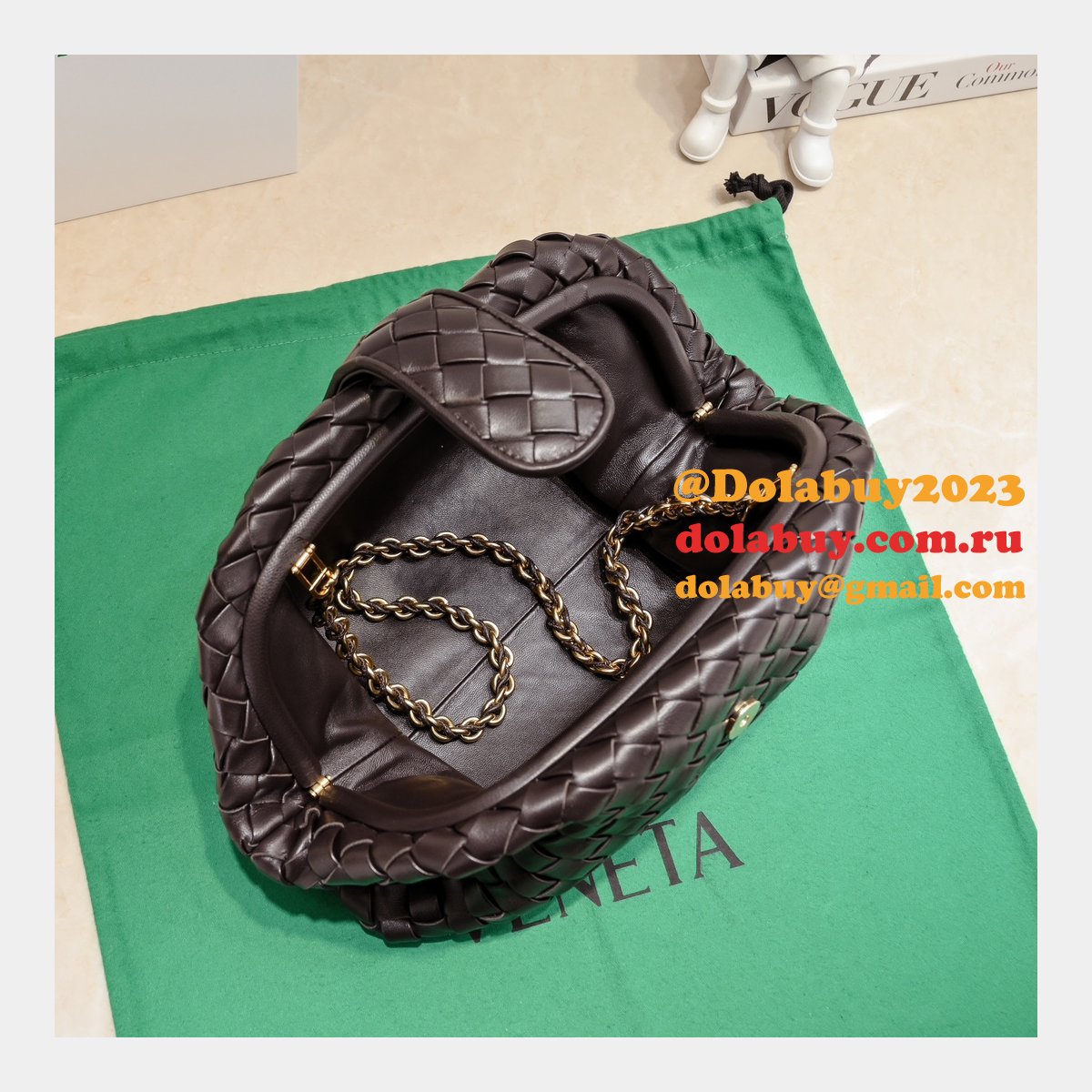 Top Quality Bottega Veneta Teen Lauren 1980 With Chain