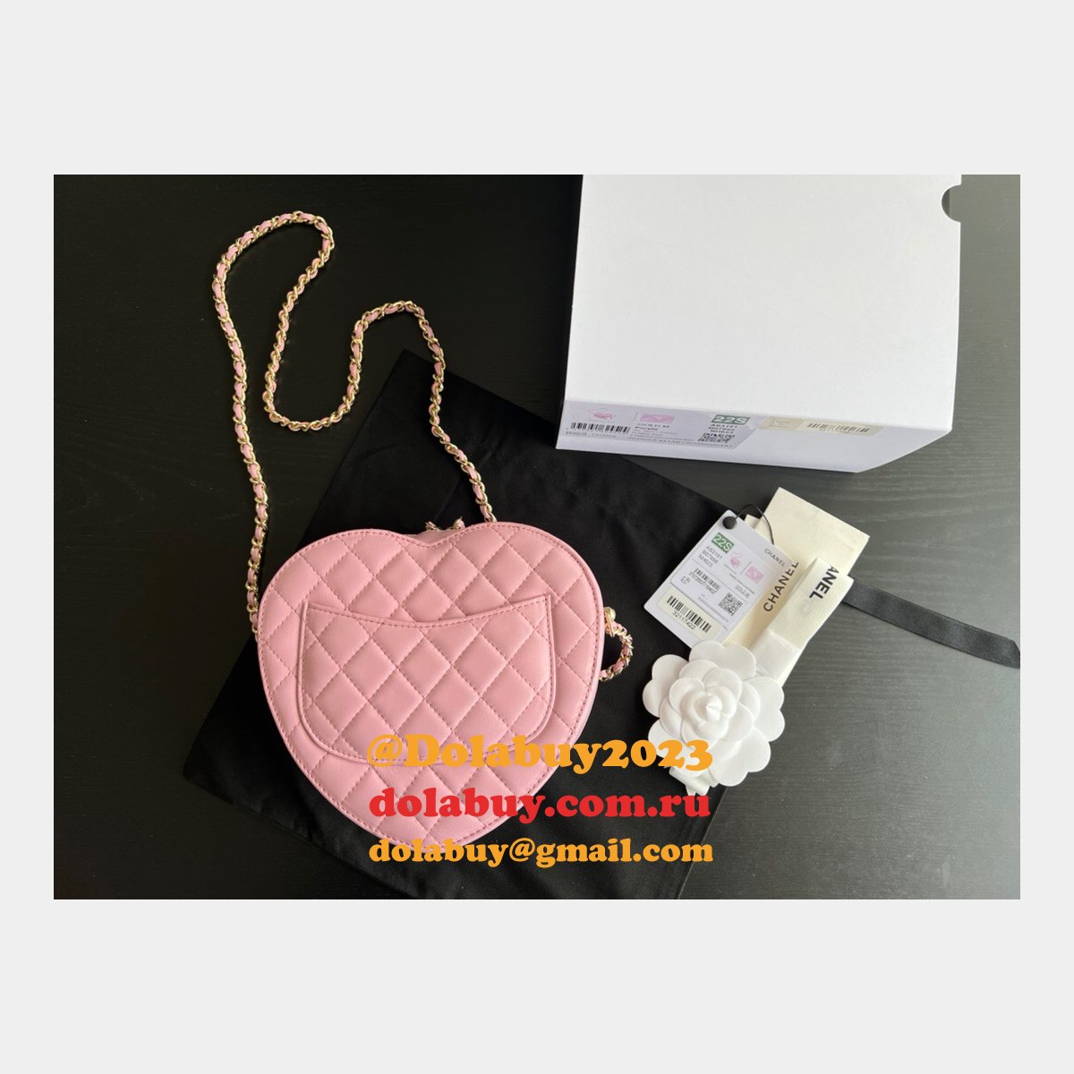 Perfect Replica Heart Bag AS3191 Lambskin Fake Designer Bags