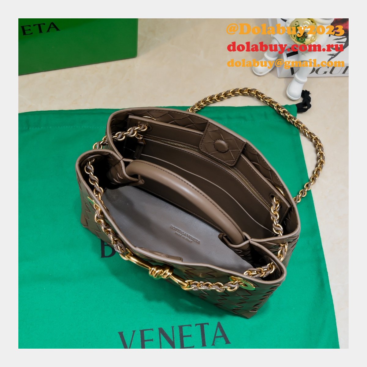 Top Quality BOTTEGA VENETA ANDIAMO small 25cm tote bag