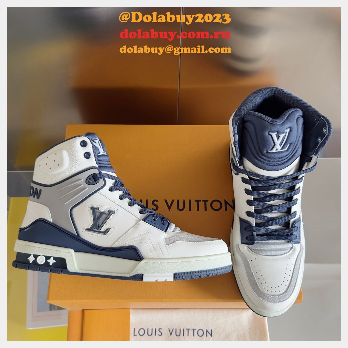 High Quality LV Trainer Sneaker Boot