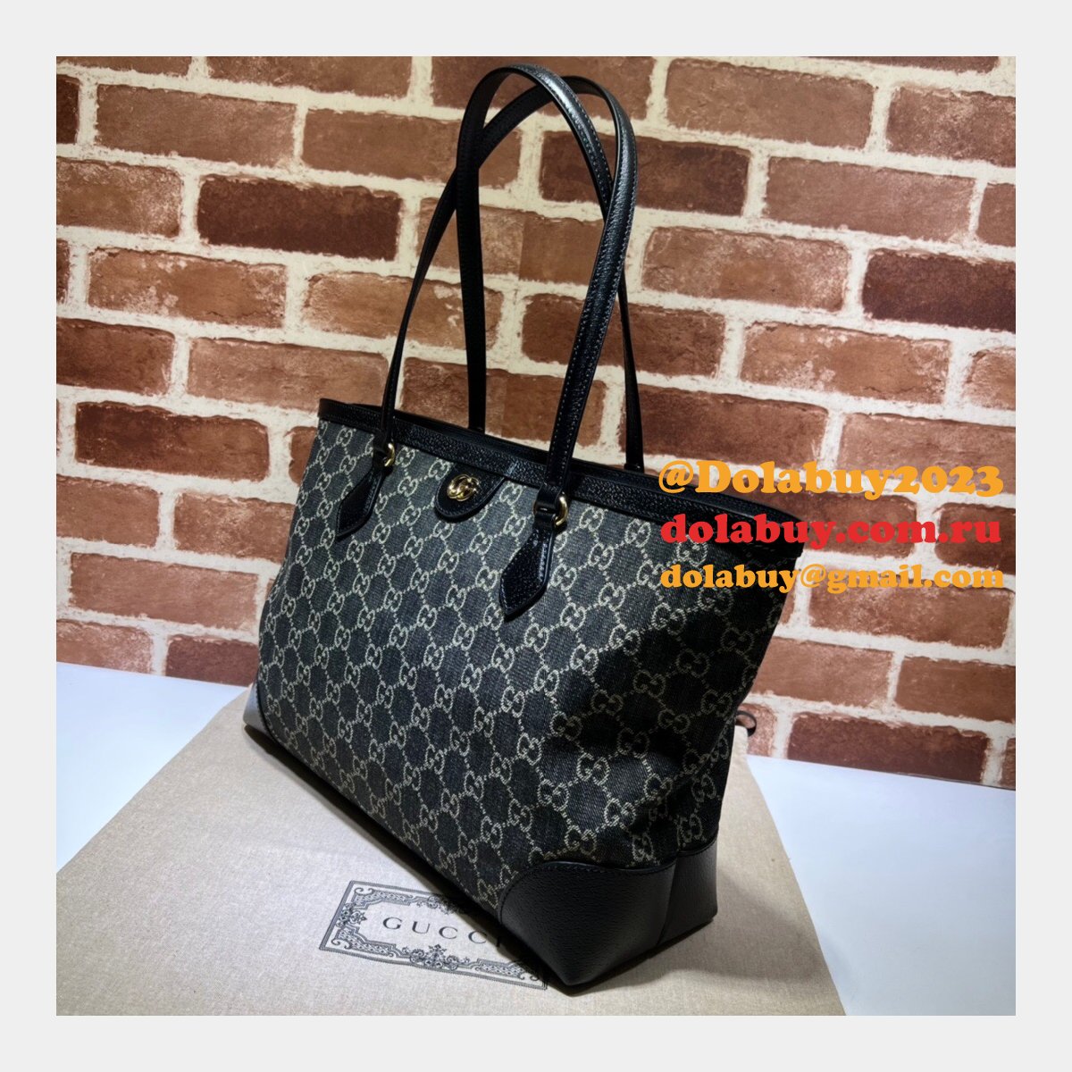 aaa replica G*u*i ophidia 631685 medium tote with web bag