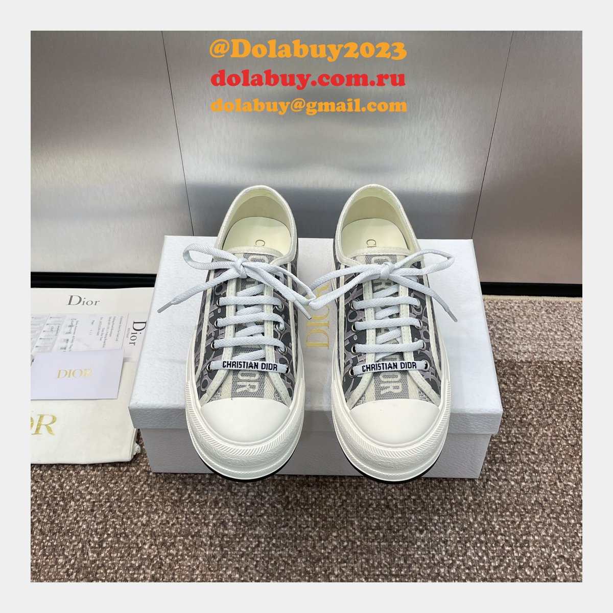 Wholesale Walk N Dior Platform Sneaker Inspired
