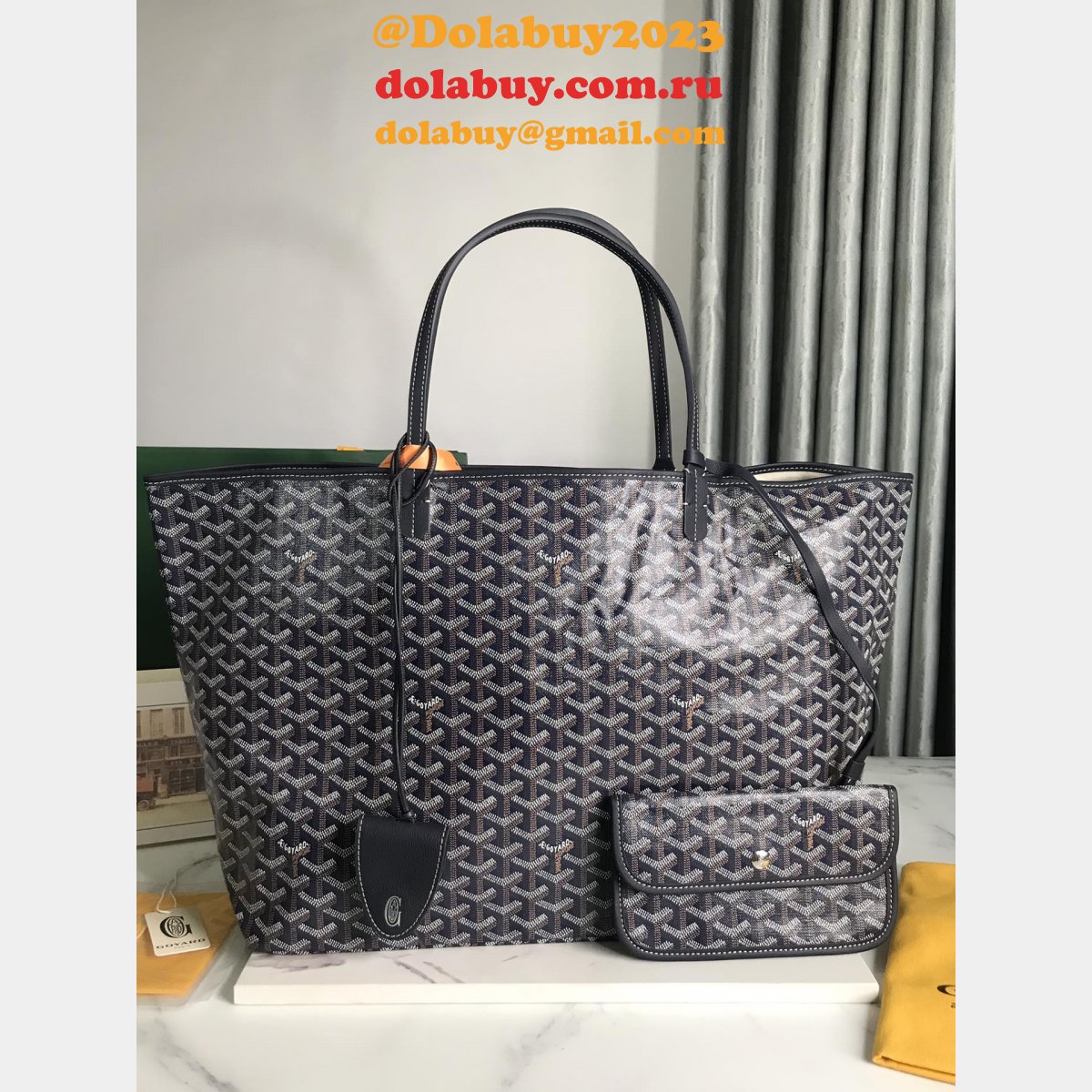 Saint Louis Goyard 020184 020144 Tote Buy Goyardine Fake Bags