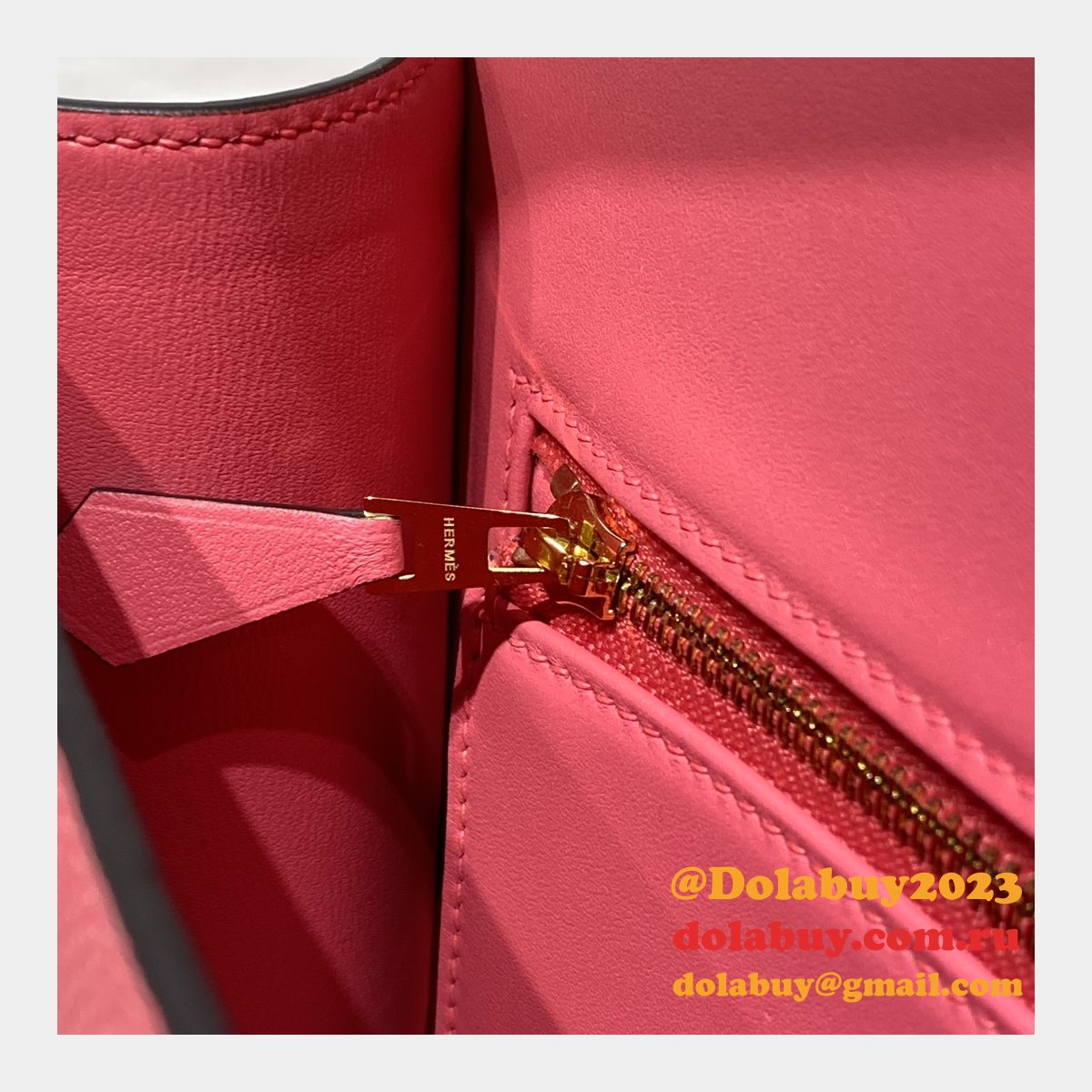 News Best Replica Hermes Mirror Single Compartment 23CM Epsom Bags