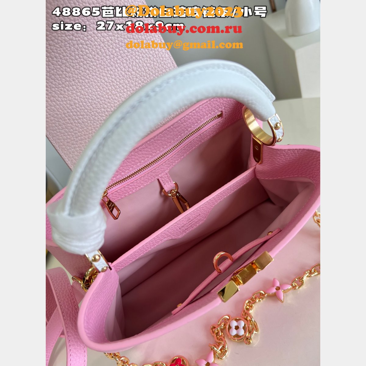 Perfect Designer Inspired Bag M48865 Louis Vuitton Capucines Fake Bag