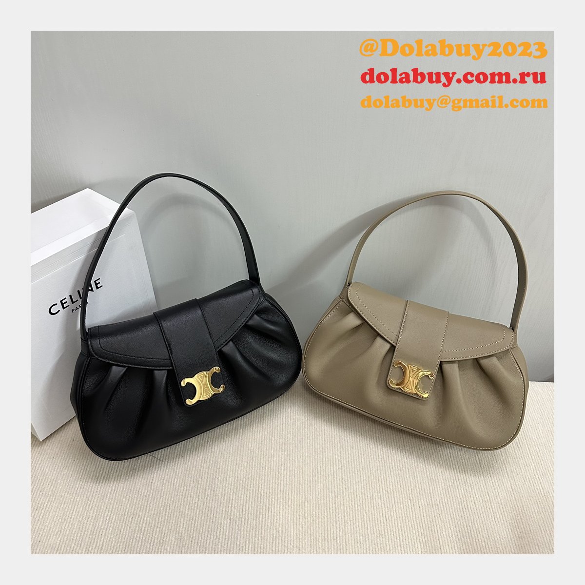 Top Quality Celine POLLY Triomphe 115633 handbag