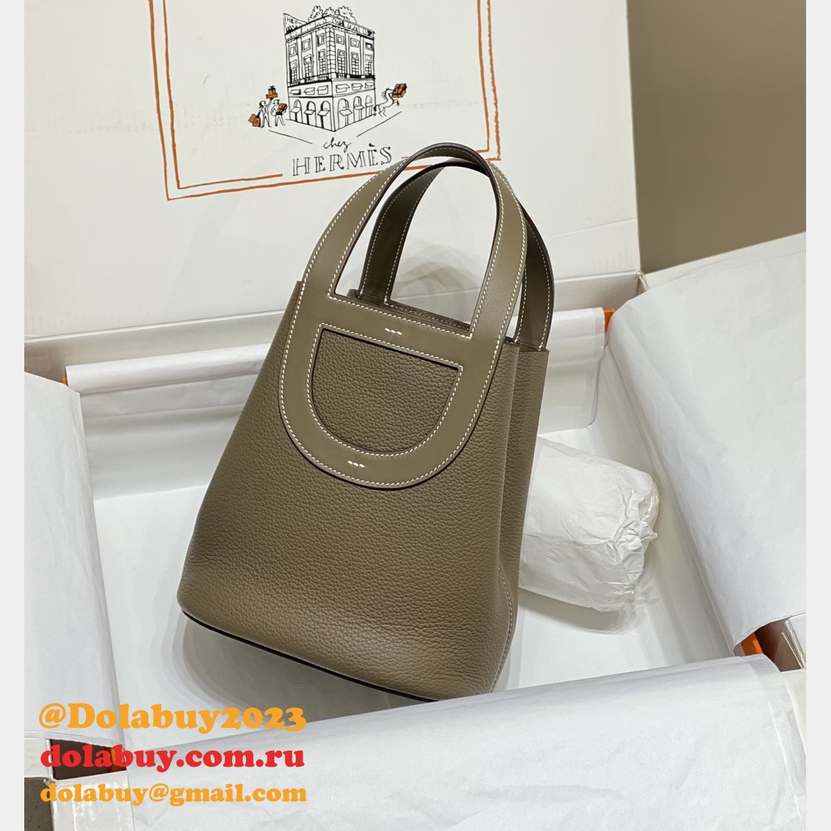 1:1 Mirror hermes IN THE LOOP PICOTIN 18 bag