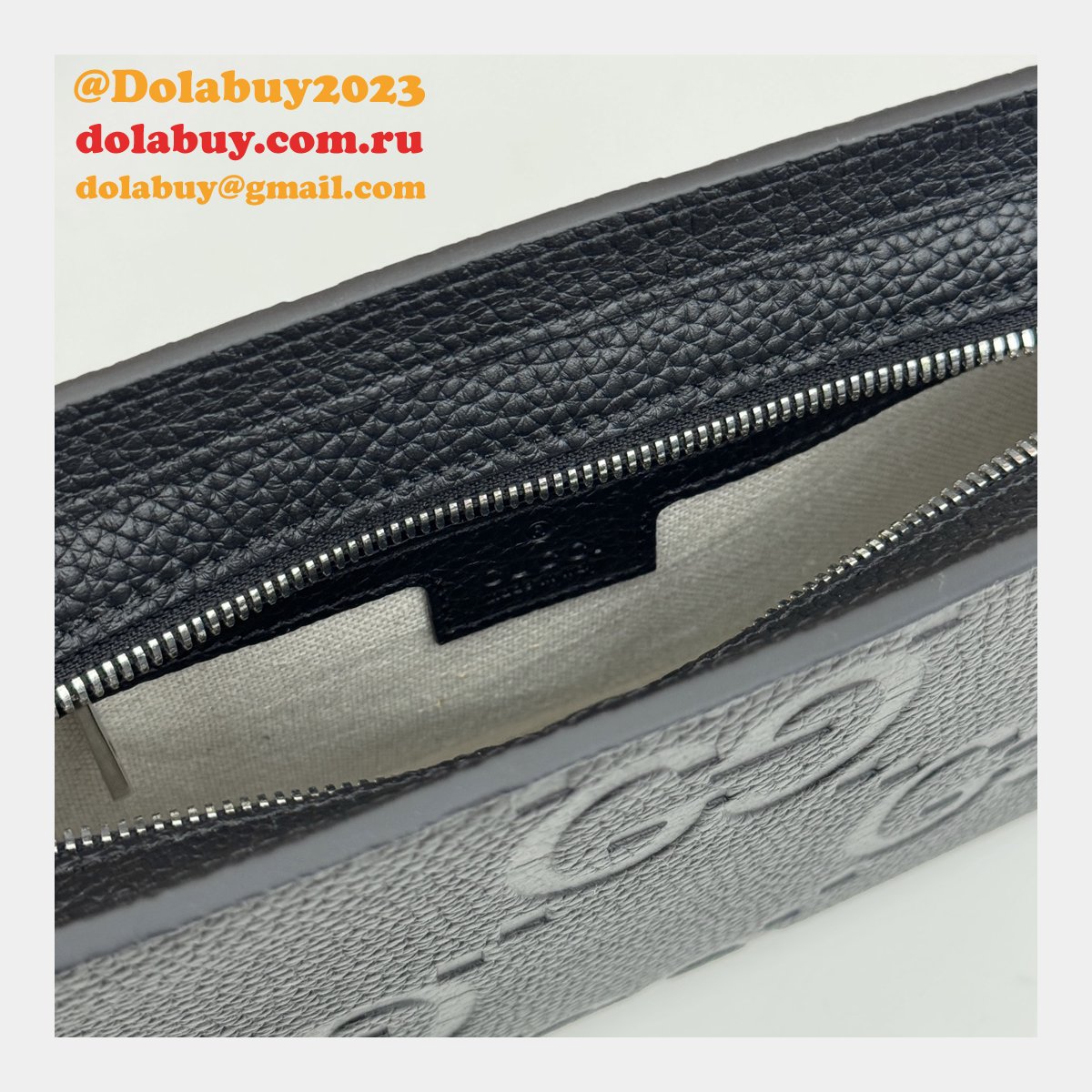 quality G*u*i wholesale 795240 replicas jumbo gg uk black bag