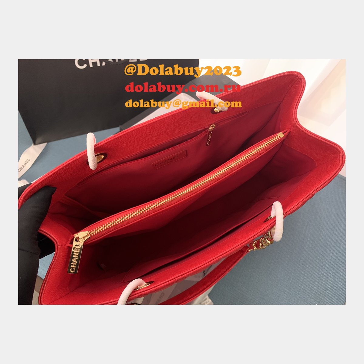 Best classic  CC 50995 shopping bag CAVIAR leather