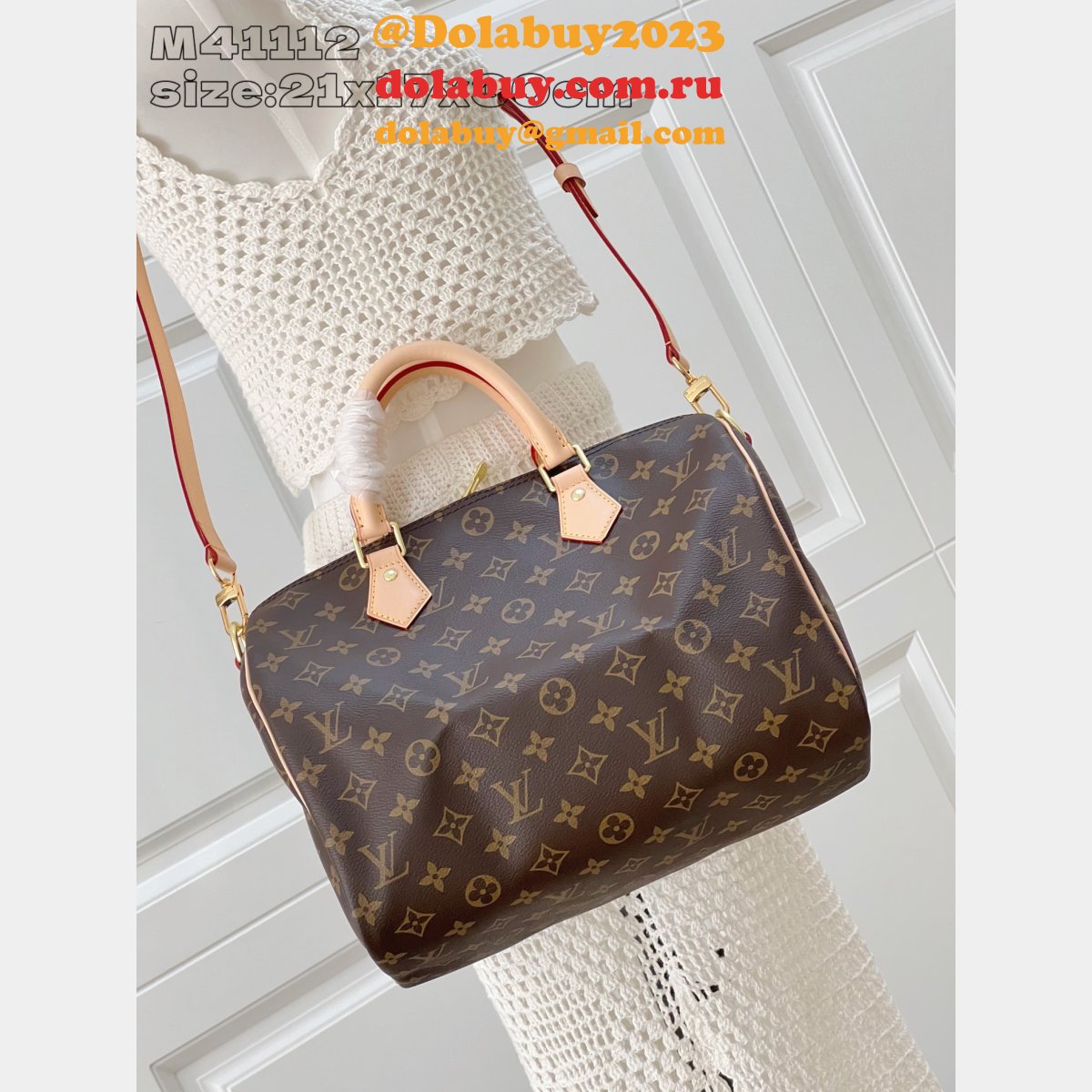 AAA+ Louis Vuitton High Quality Speedy Bandouliere 25 30 35 Monogram