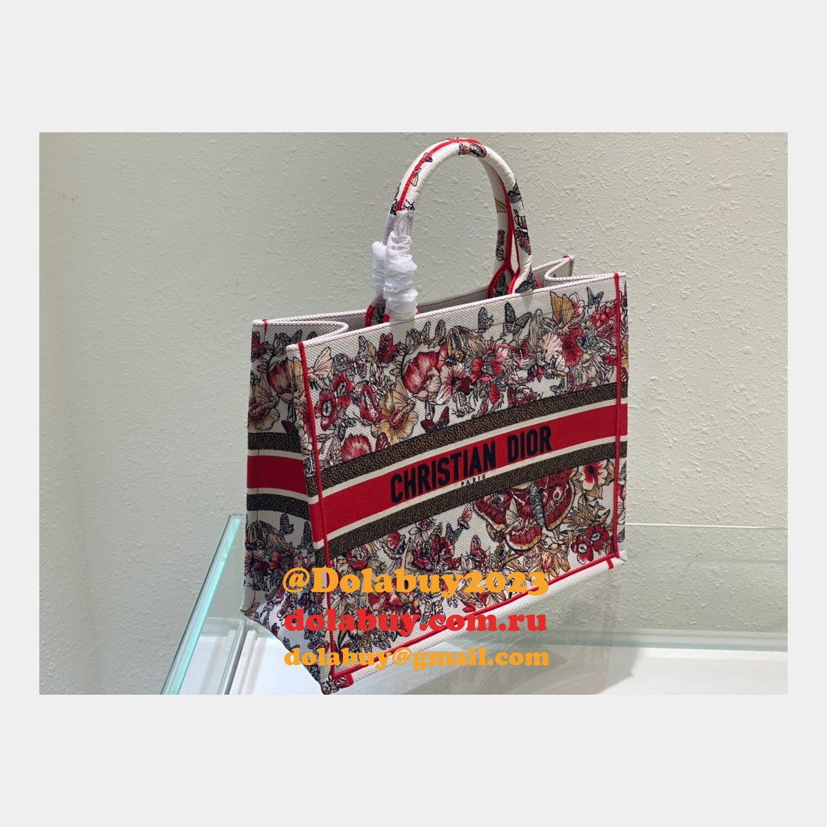 Best Replica Handbag 2022 Dior Designer Book Totes Red for Cheap