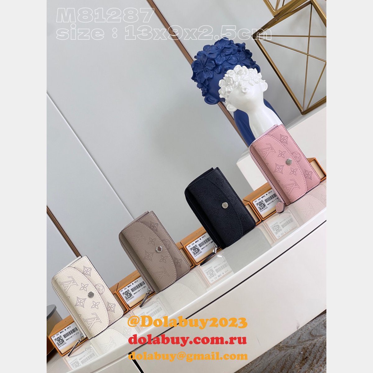 Card Holder Recto Verso Mahina M81287 Louis Vuitton Luxury Fake Bag