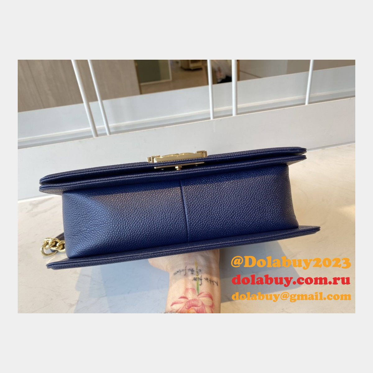 CC Replicas Calfskin & Ruthenium-Finish Metal Boy Many Colours