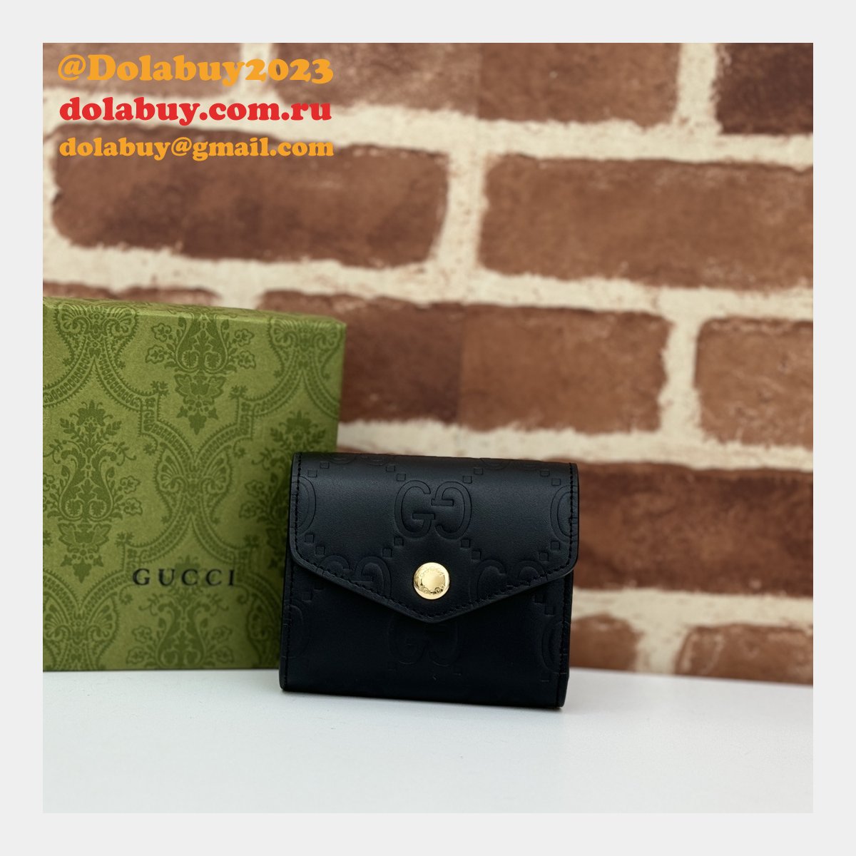 Gucci Knockoff GG Compact High Quality 772793 Wallet