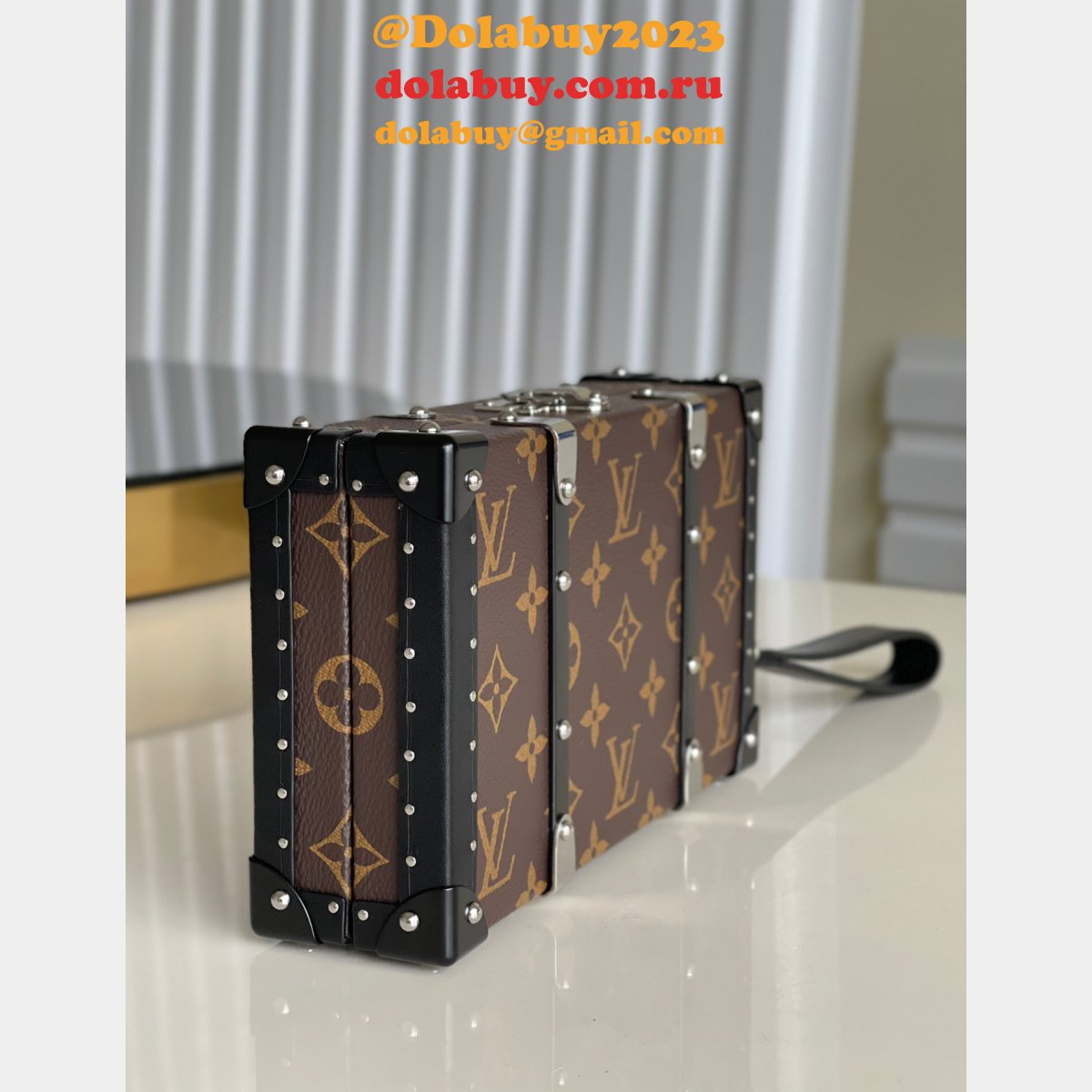 High Quality Replica Louis Vuitton Wallet Trunk Monogram Macassar M20250/M20249 Bags