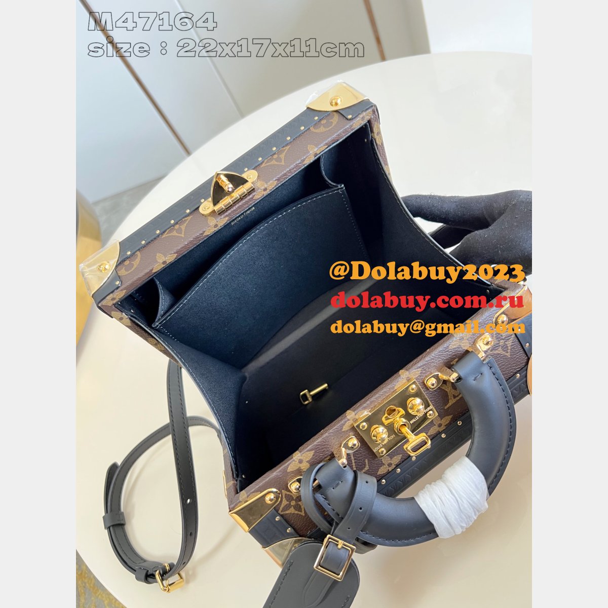 Louis Vuitton Inspired M47164 Petite Valise Monogram Reverse Bag