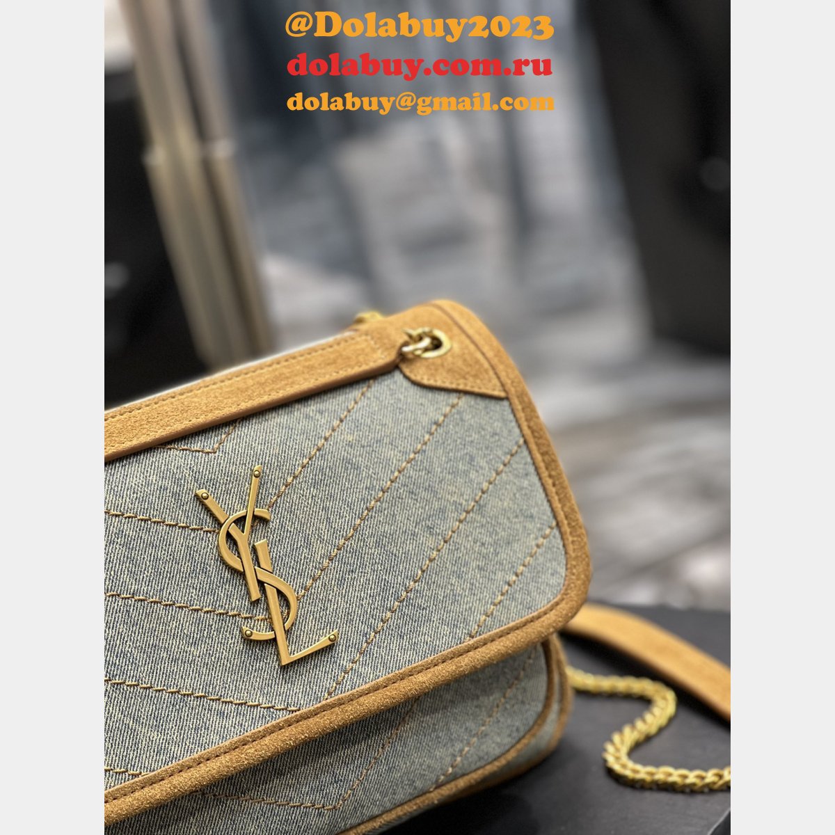 Replica Saint Laurent Niki YSL AAA+ 22/28cm 633151/633158 Bag