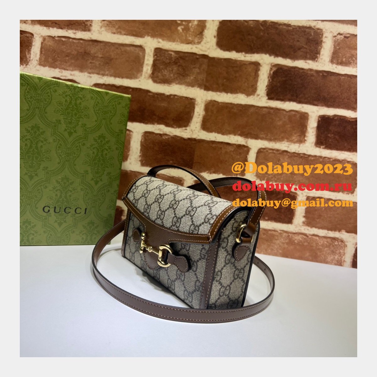 high quality G*u*i horsebit 1955 aaa+ replica 699296 crossbody bags
