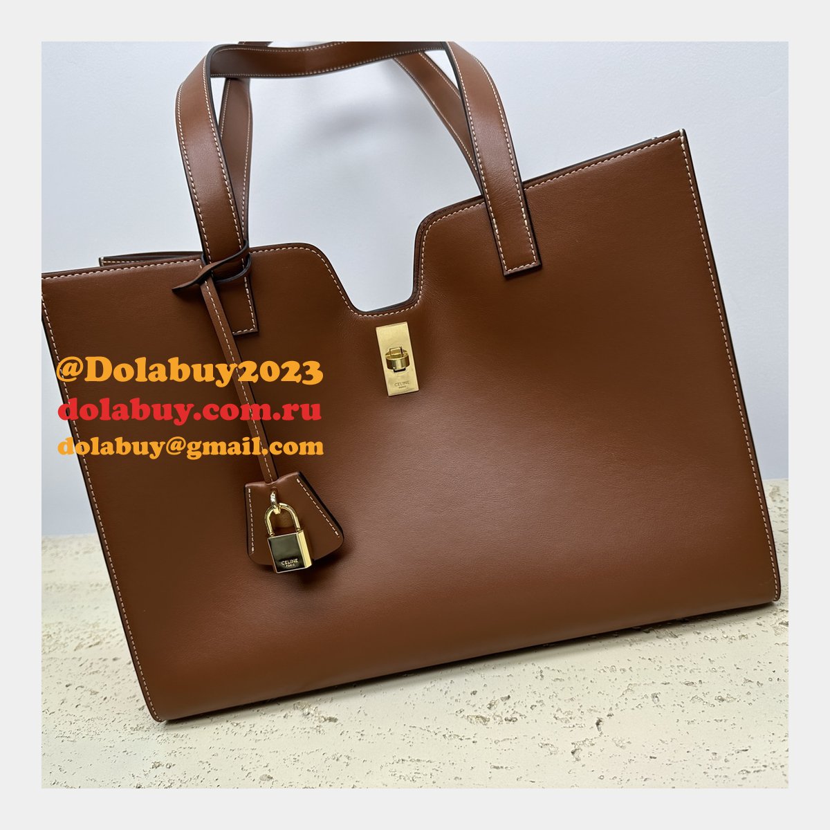 Top Fashion Cabas 16 In Smooth 112583 Celine Replica Bag