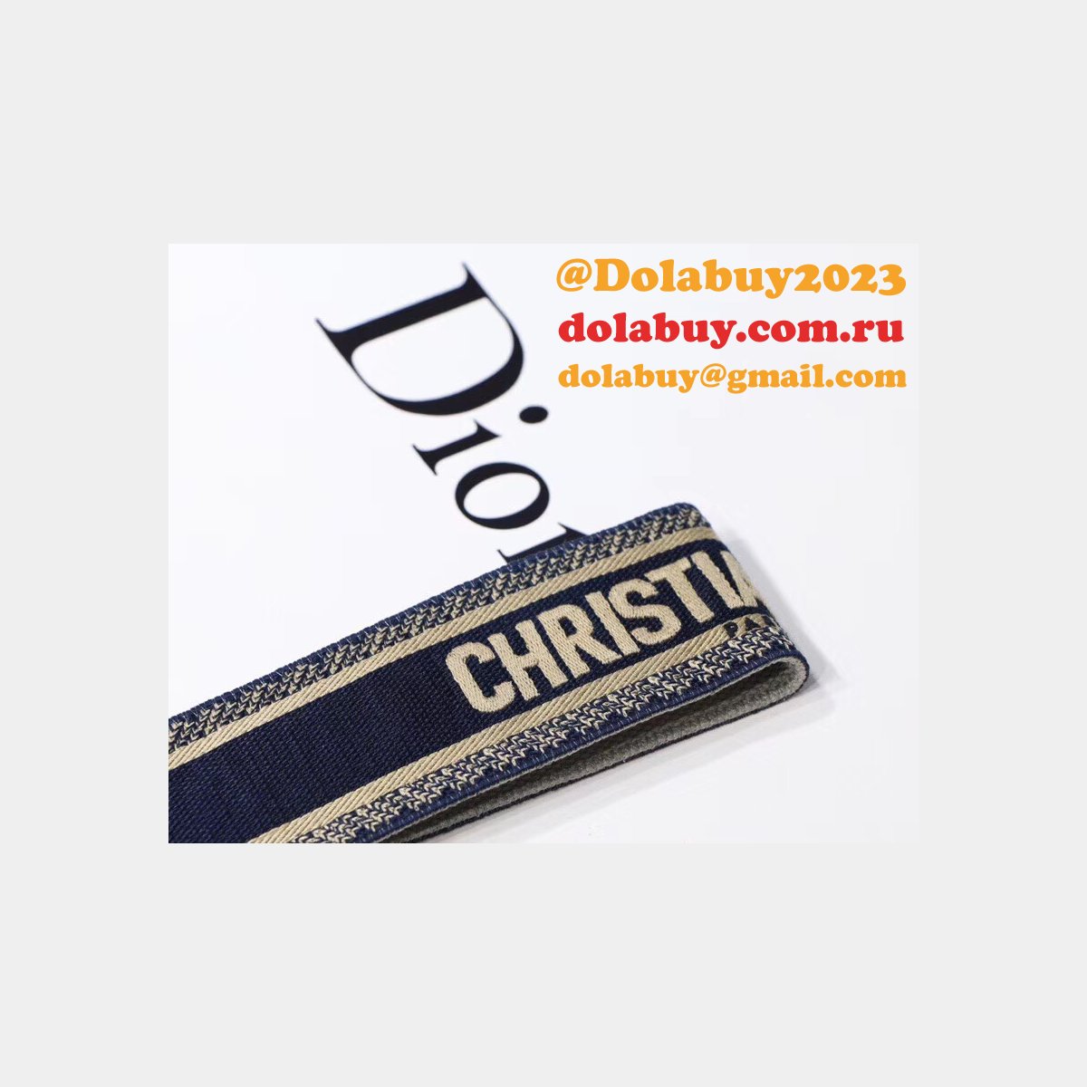 UK Christian Dior SHOULDER Embroidery High Quality STRAP