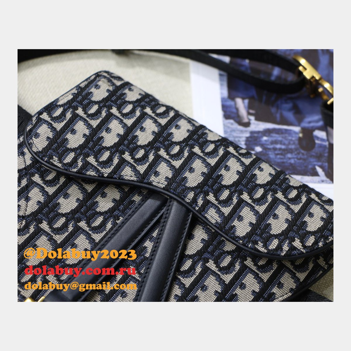 High Quality Dior Replica Saddle Belt bags