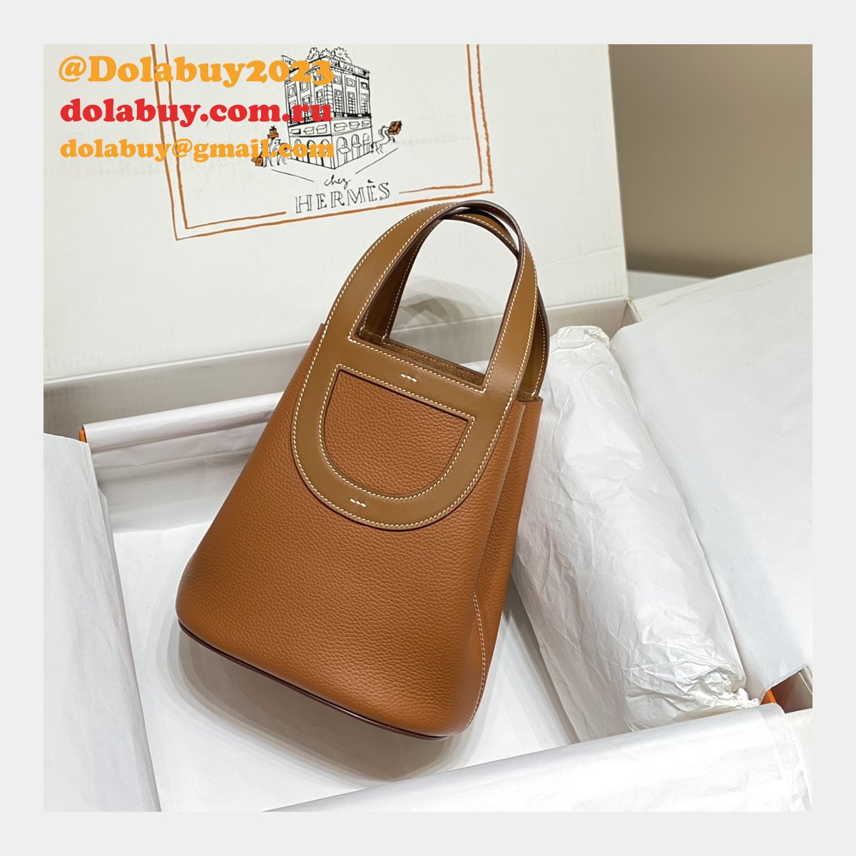 1:1 Mirror hermes IN THE LOOP PICOTIN 18 bag