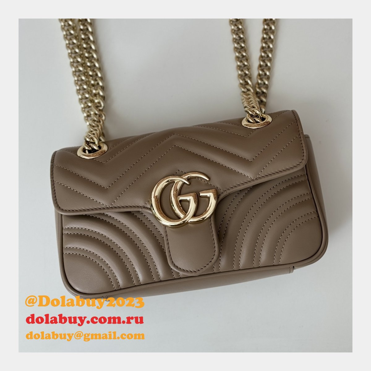 crossbody gg marmont G*u*i 446744 copy matelassé bag