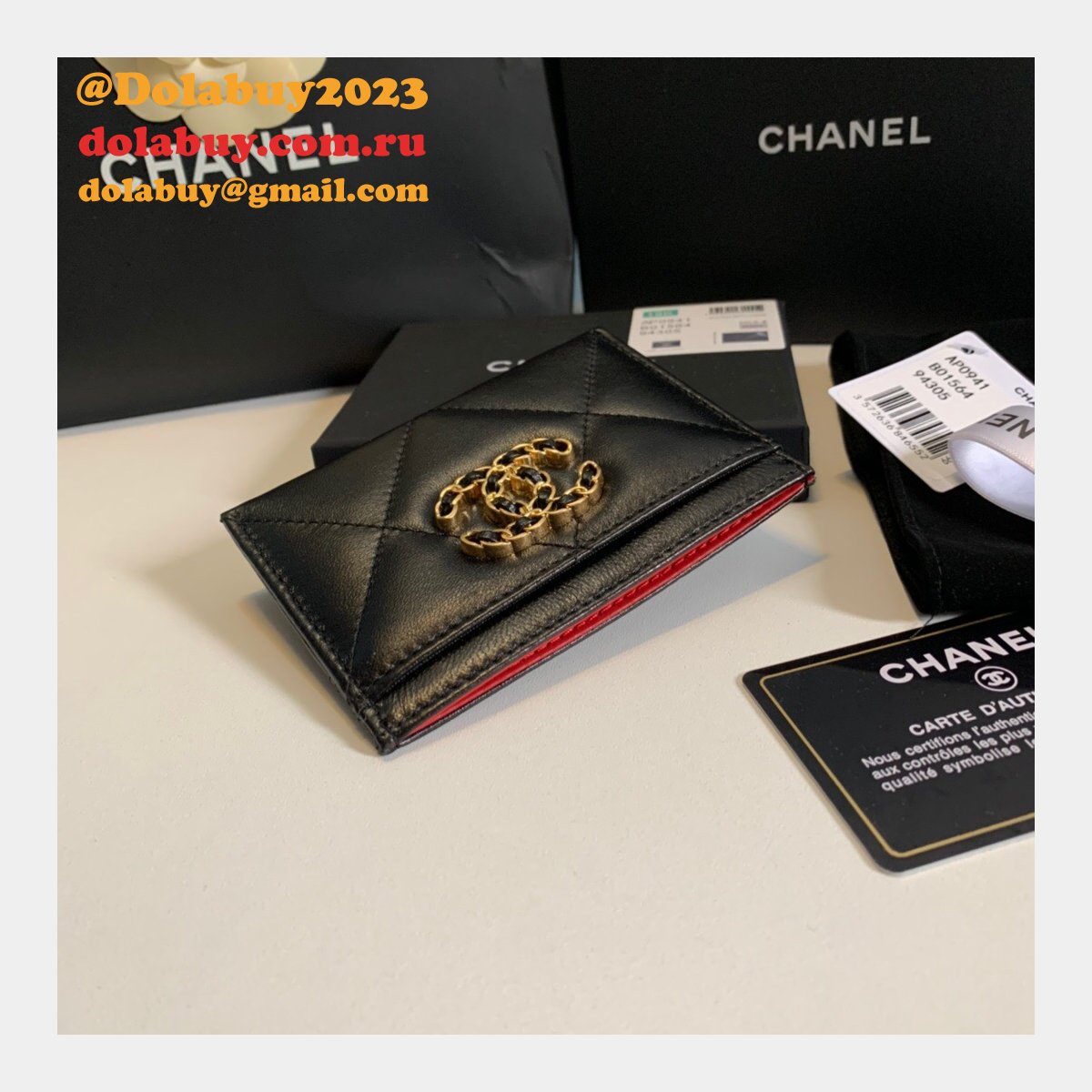 Replica AP0941 Wallets Black Handbags Online