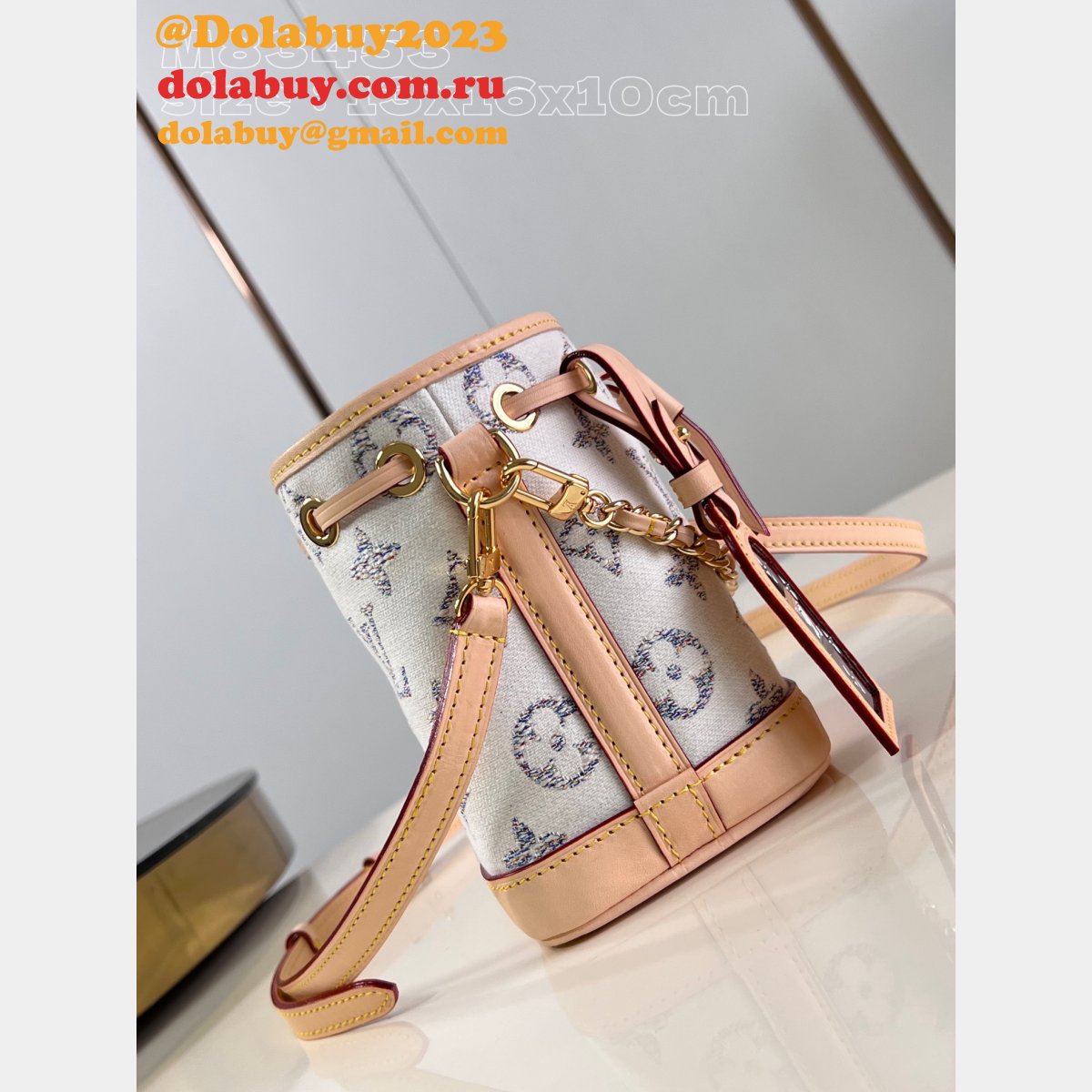 Nano Noé Other M83453 Monogram Canvas Inspired Louis Vuitton Shoulder Bags