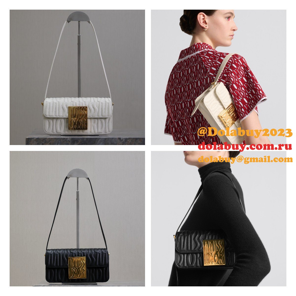 7 Star Wholesale Miss Dior Allover flap women bag