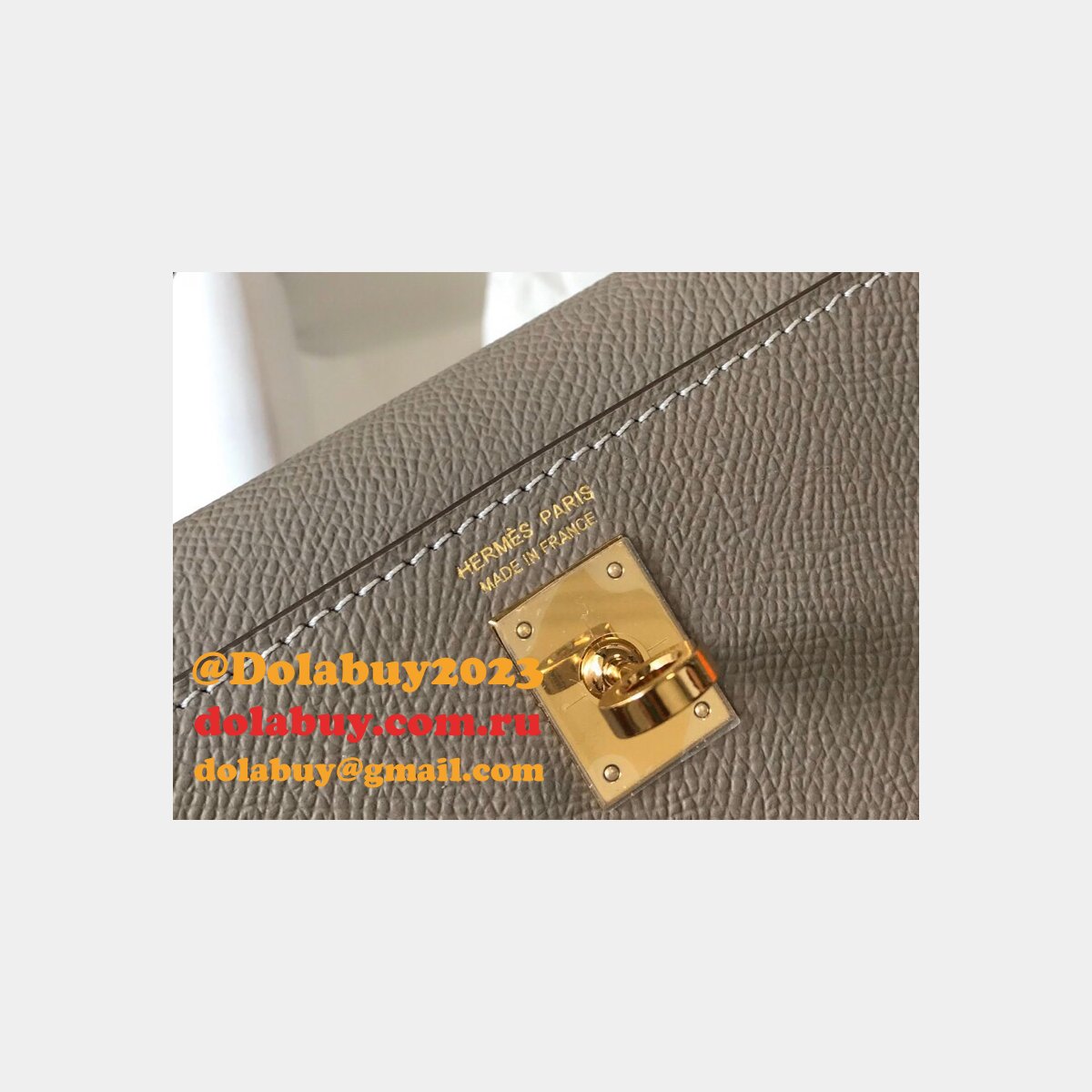 AAA Replica Hermes Mini Kelly Grey Bags