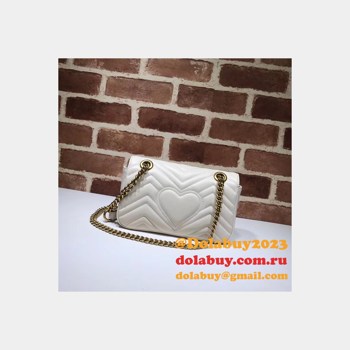 High Quality Replica 446744 MARMONT SMALL GG HANDBAG