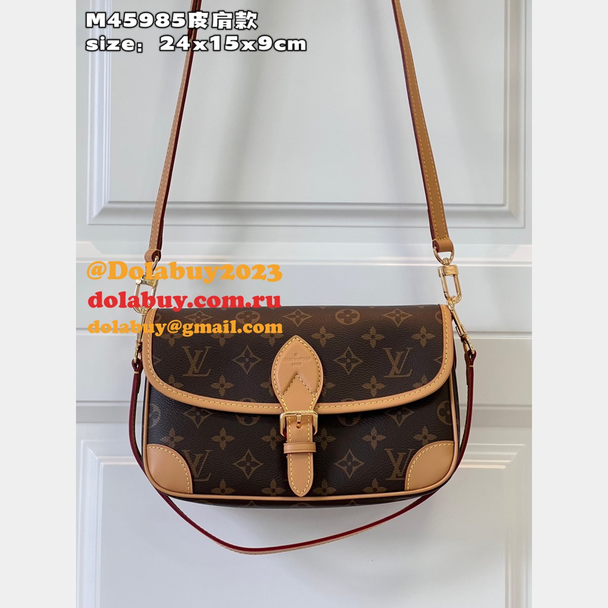 Diane Monogram Canvas M45985 Replica Louis Vuitton Luxury Bag