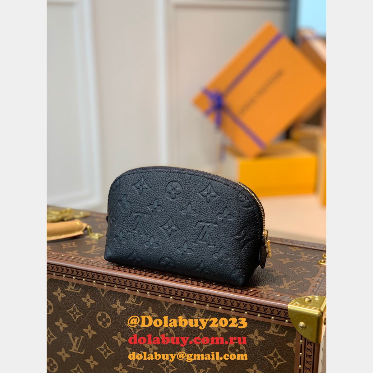 Louis Vuitton Fake M47515 Designer Makeup Bag Cosmetic Pouch