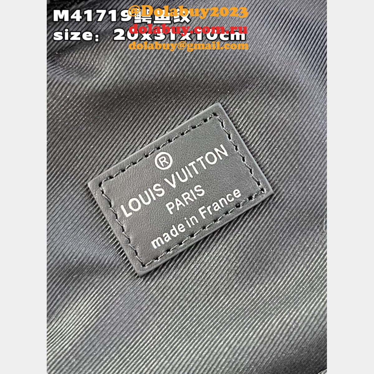 M41719 Louis Vuitton Avenue Sling Fake Bag Damier Graphite Canvas