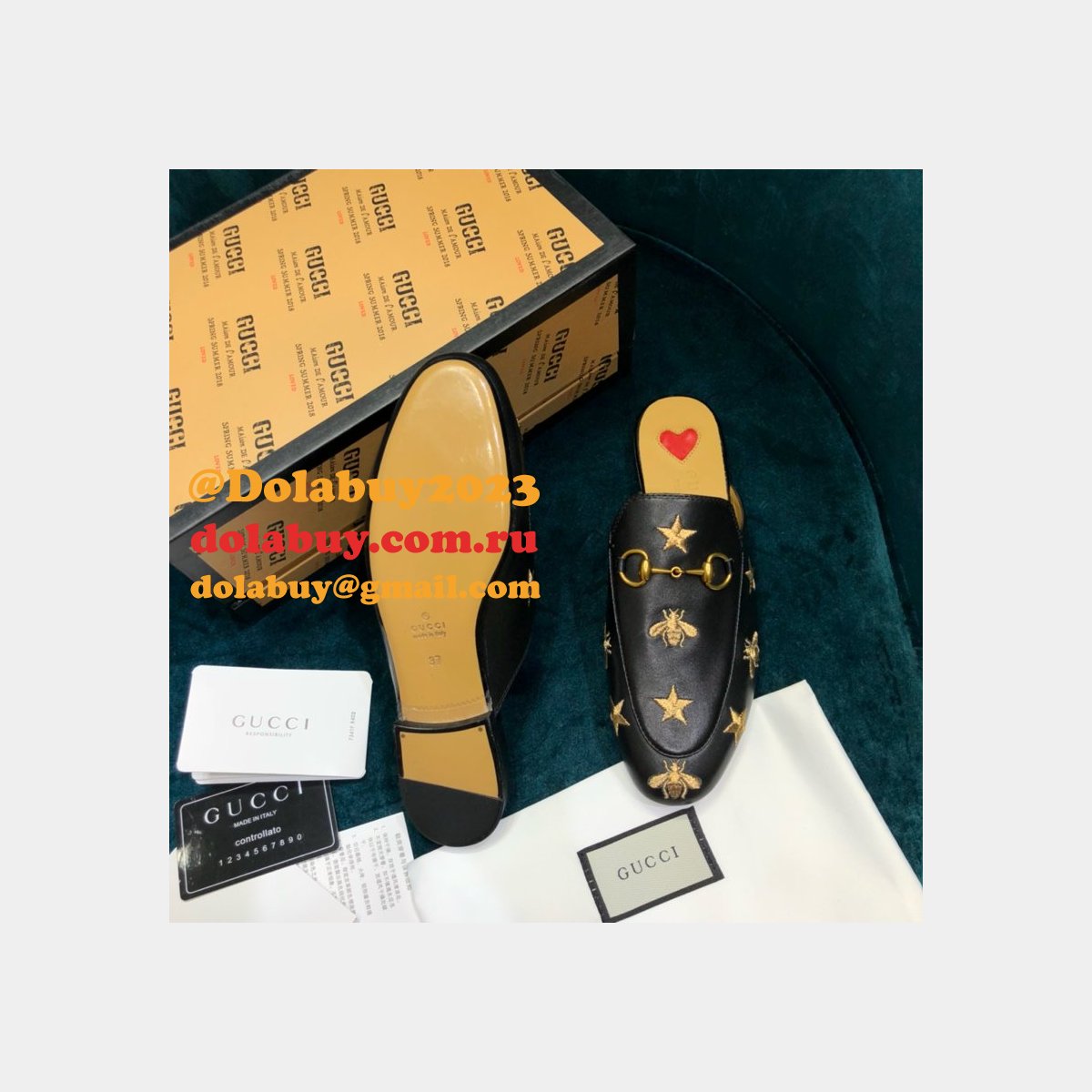 top G*u*i loafers slipper 001