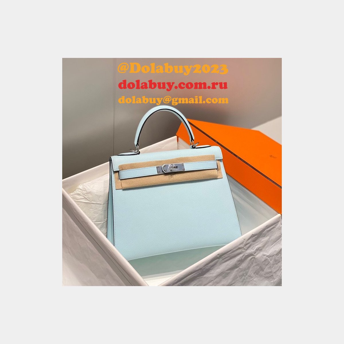 Hermes Outlet Epsom Kelly 19/25/28CM 1:1 Replica Bag