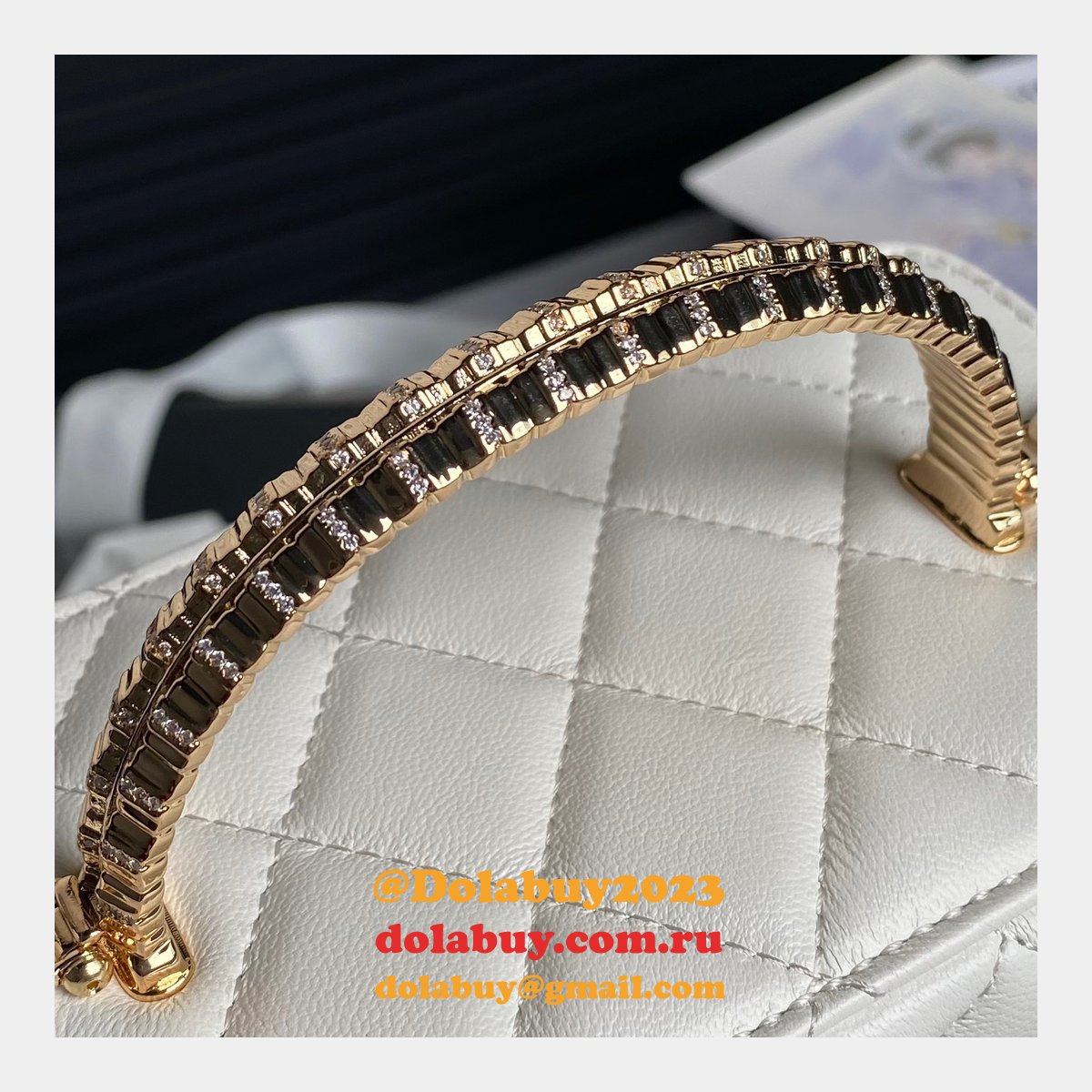 Imposter Designer Handbags Clutch With Chain Vanity AP4046