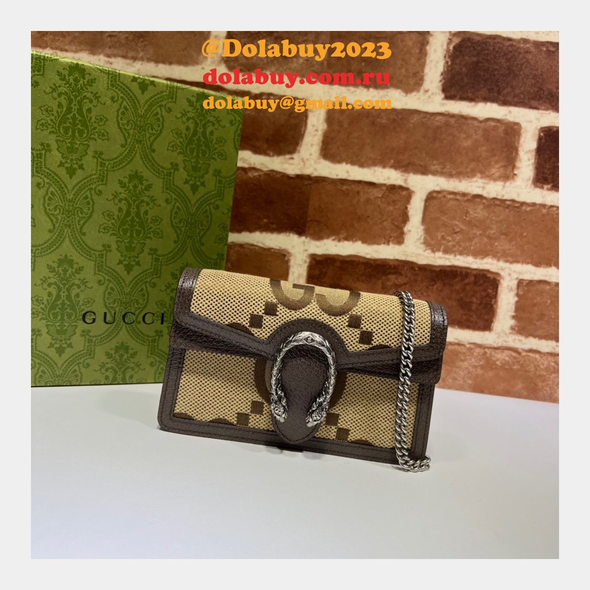Gucci Top Quality Dionysus 476432 GG Supreme Super Replica Bag