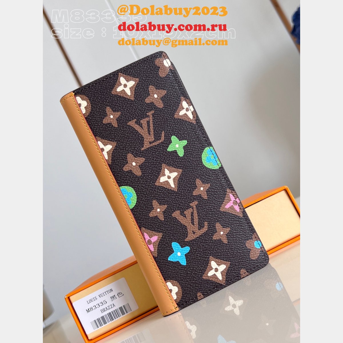 LVS Replica M83337/M83334/M83335 Brazza Pocket Organizer Multiple Wallet