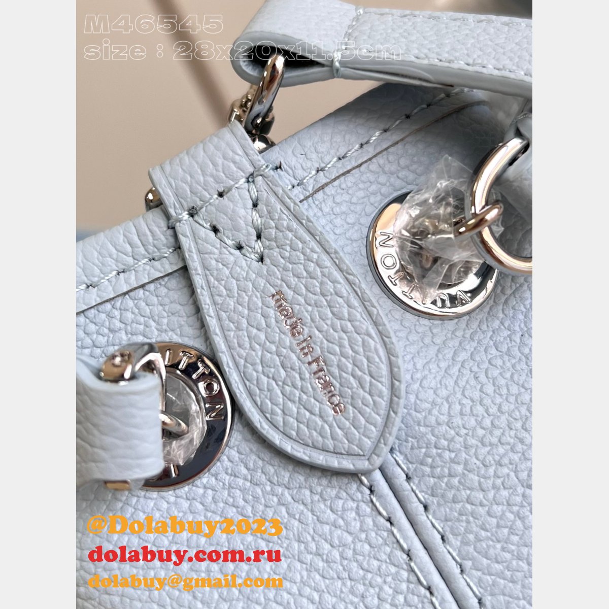 Louis Vuitton Designer Inspired M46545 Monogram Empreinte Blue Bag