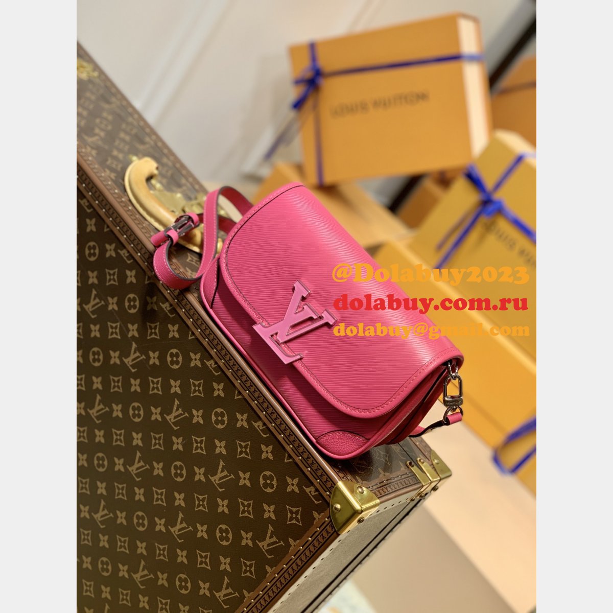 Buci Epi Leather Designer M59457 Louis Vuittons Replica Bag