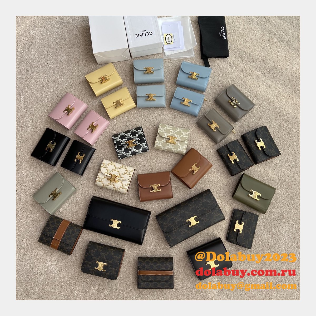 More Best The Replica Celine Wallets Online Store