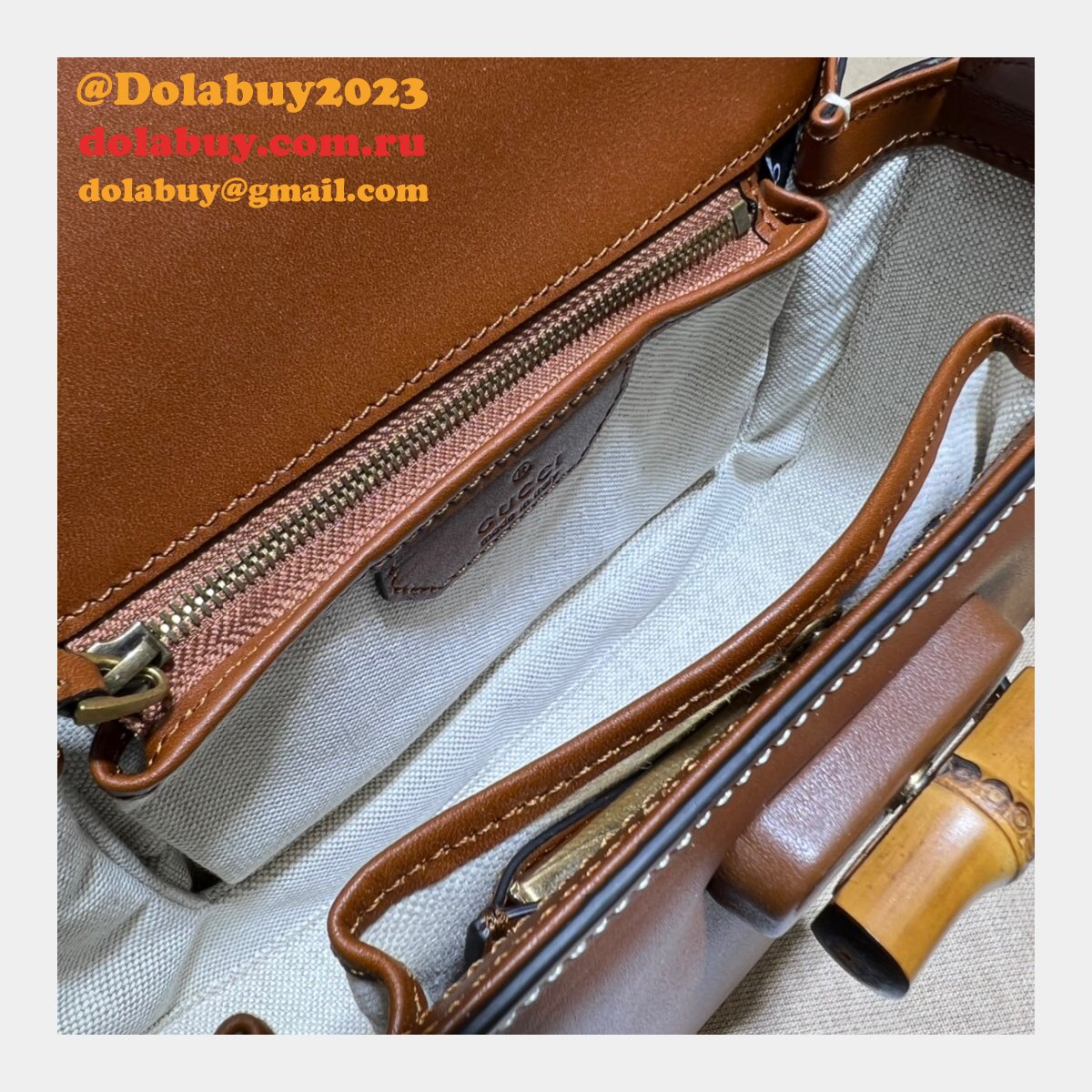 G*u*i bamboo 1947 replica 675797 top handle bag