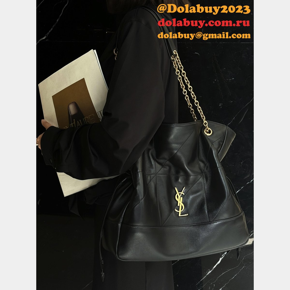 Saint Laurent Knockoff Jamie 4.3 Large Pochon 809824 Bag
