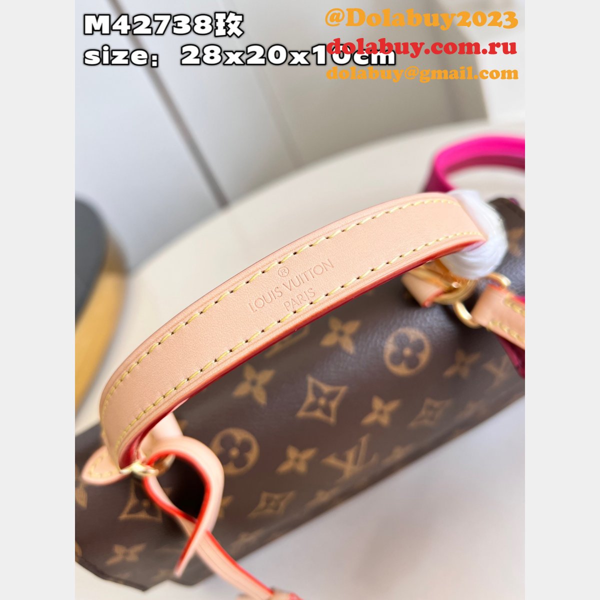 Designer Louis Vuitton M42738 Fake Cluny Monogram Handbag for Women