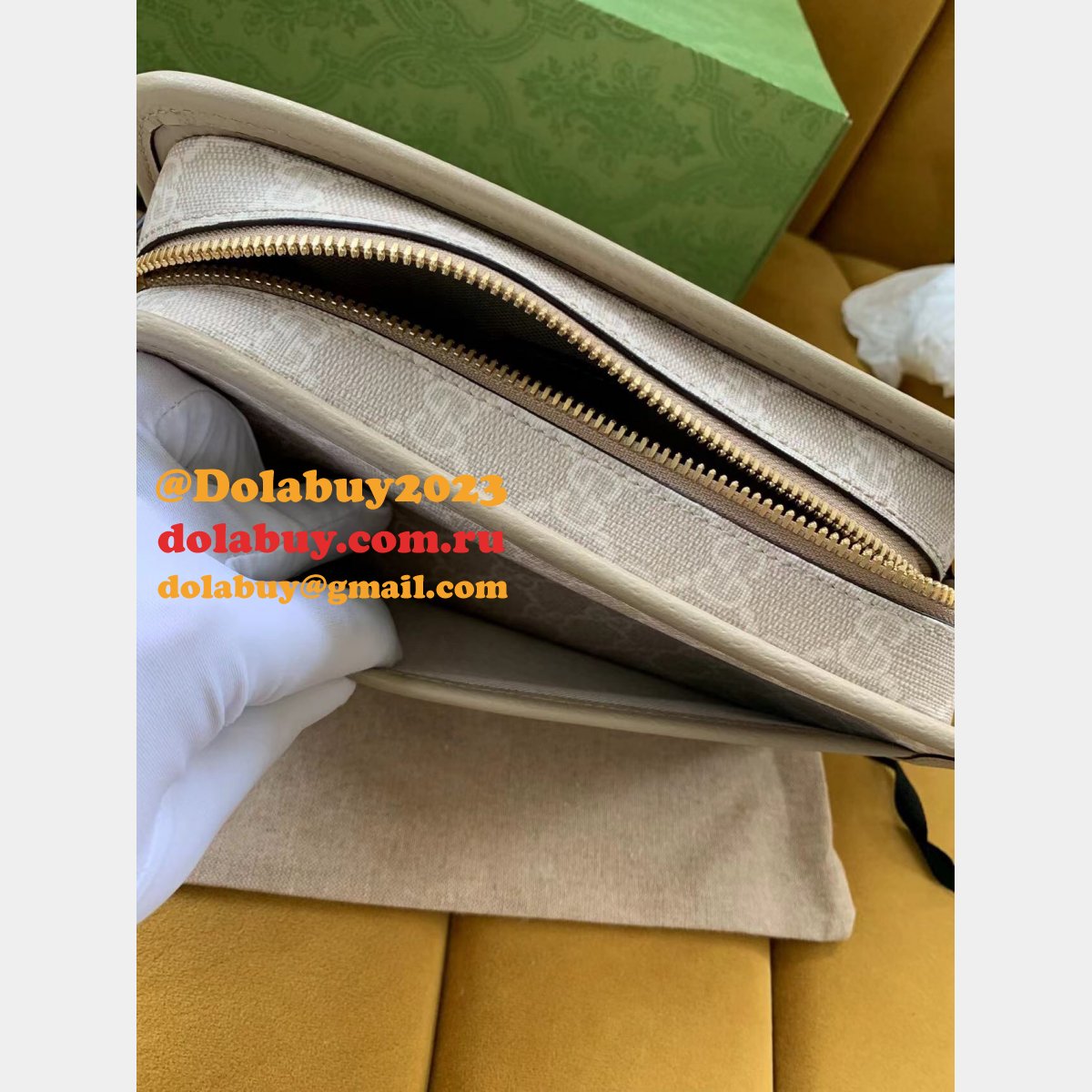 G*u*i luxury men replica 658572 with interlocking g bag