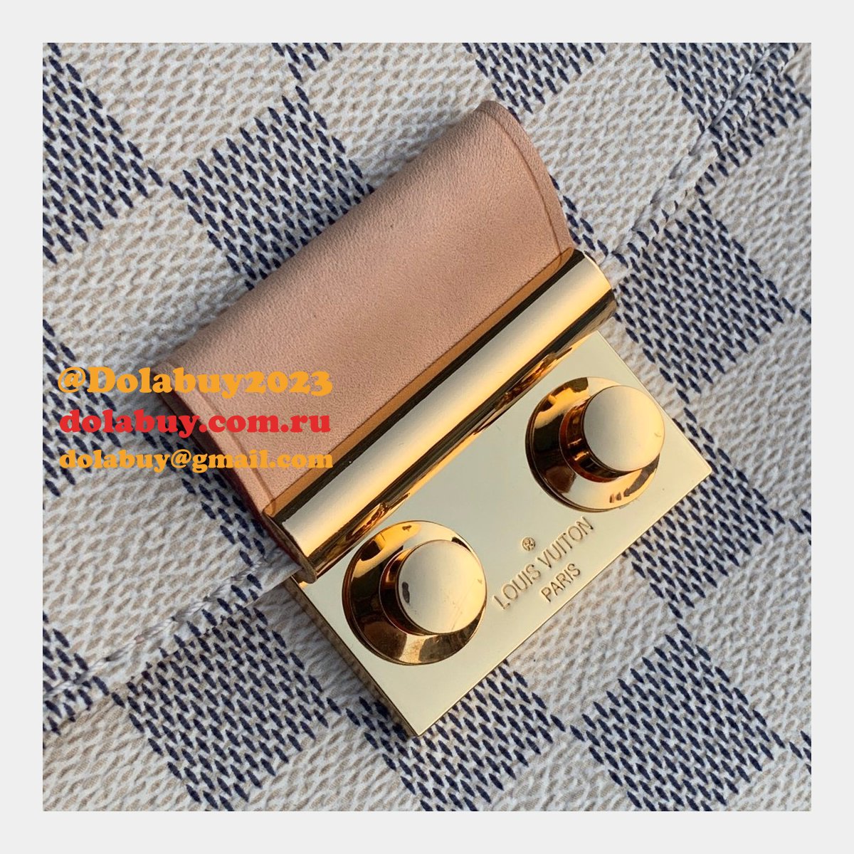 Louis Vuitton Replica N41581/N53000 Croisette Damier Azur Canvas